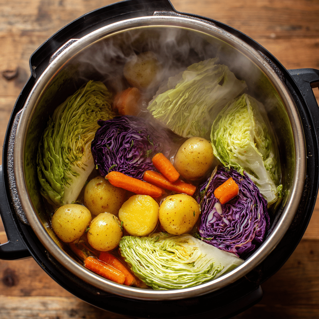 Instant Pot Corned Beef: Juicy, Flavorful, and Ready in 90 Minutes 7 Instant Pot Steamed Vegetables for Corned Beef Dinner